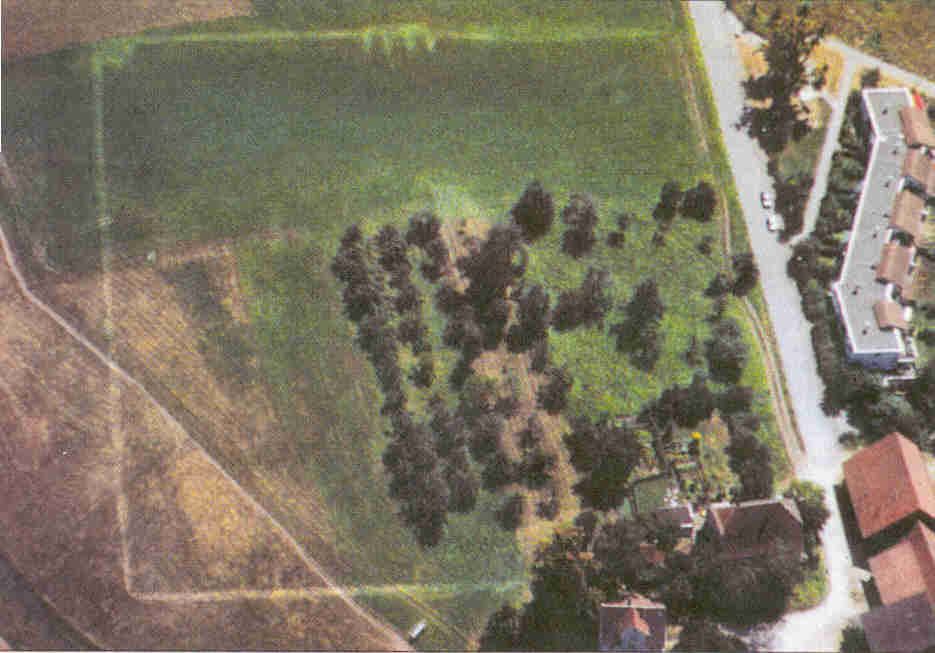 Luftbild Römerkastell Schirenhof