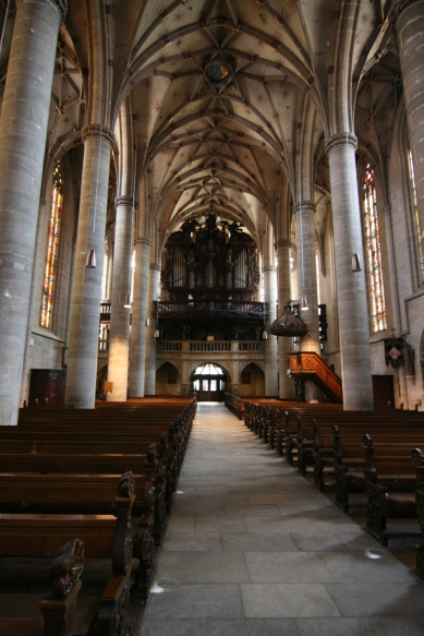 Innenschiff Hl.-Kreuz-Münster, Schwäbisch Gmünd 2008