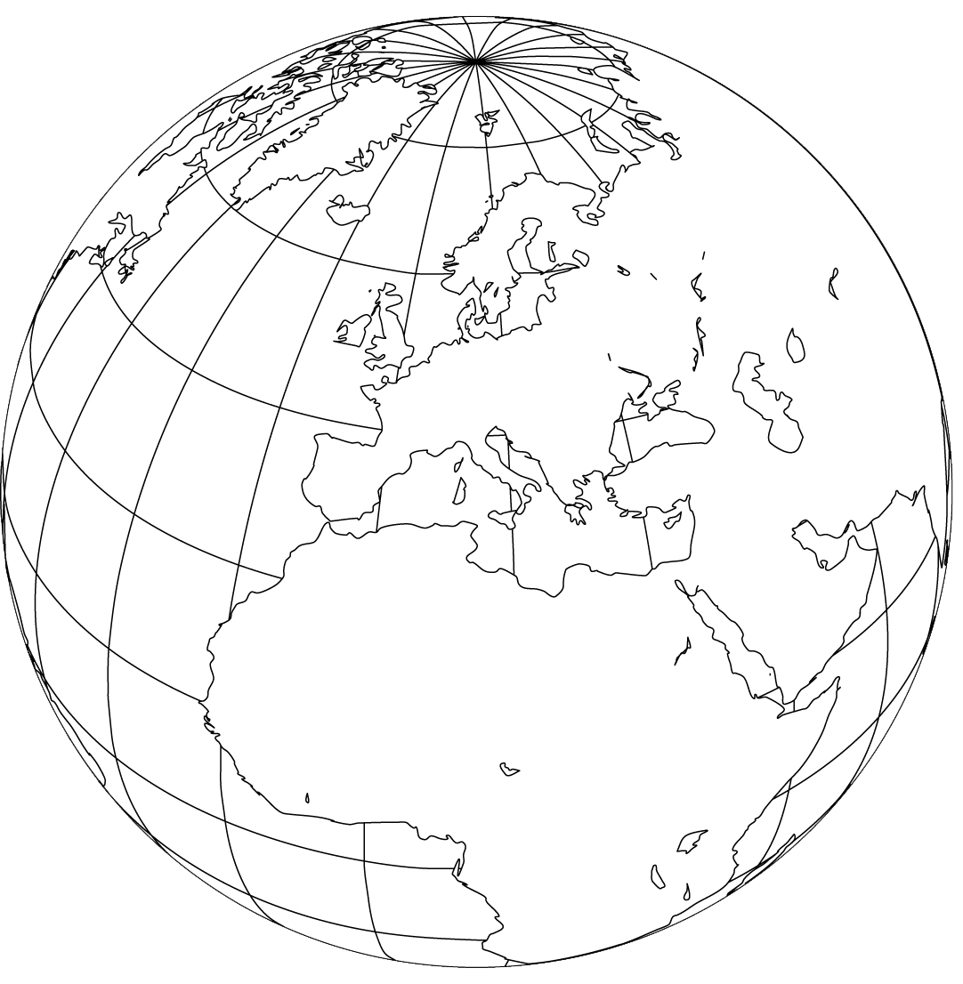Europa-Afrika-Globus